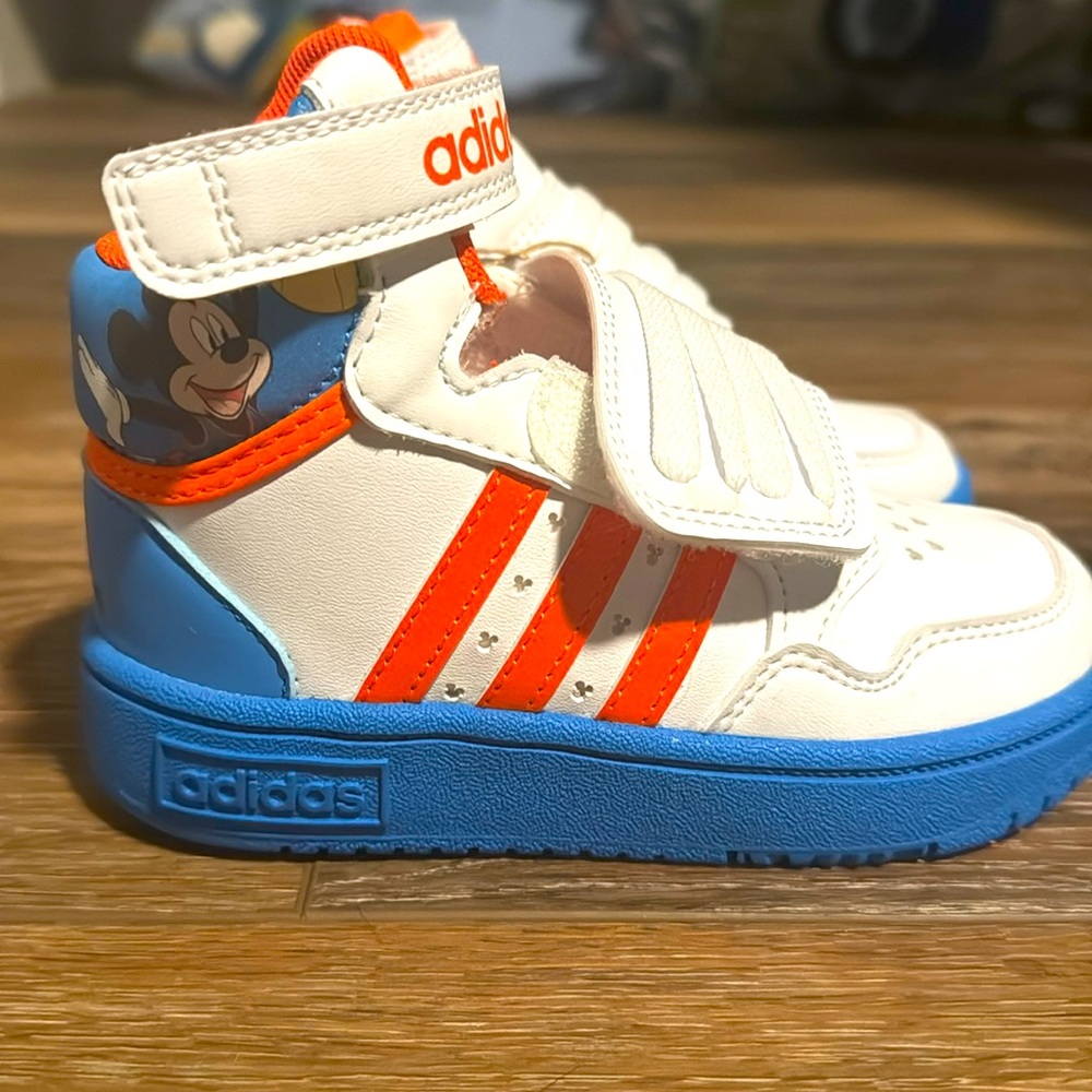 Adidas Mickey Mouse high top sneaker NWT